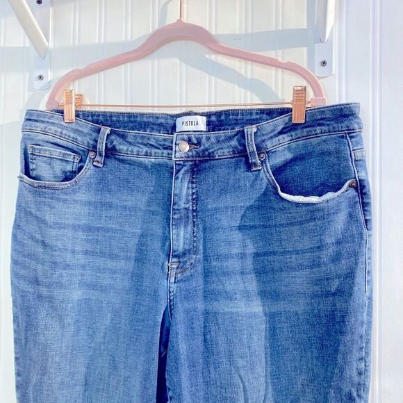 Pistola Classic Blue Denim Jeans size 18W - Picture 2 of 4